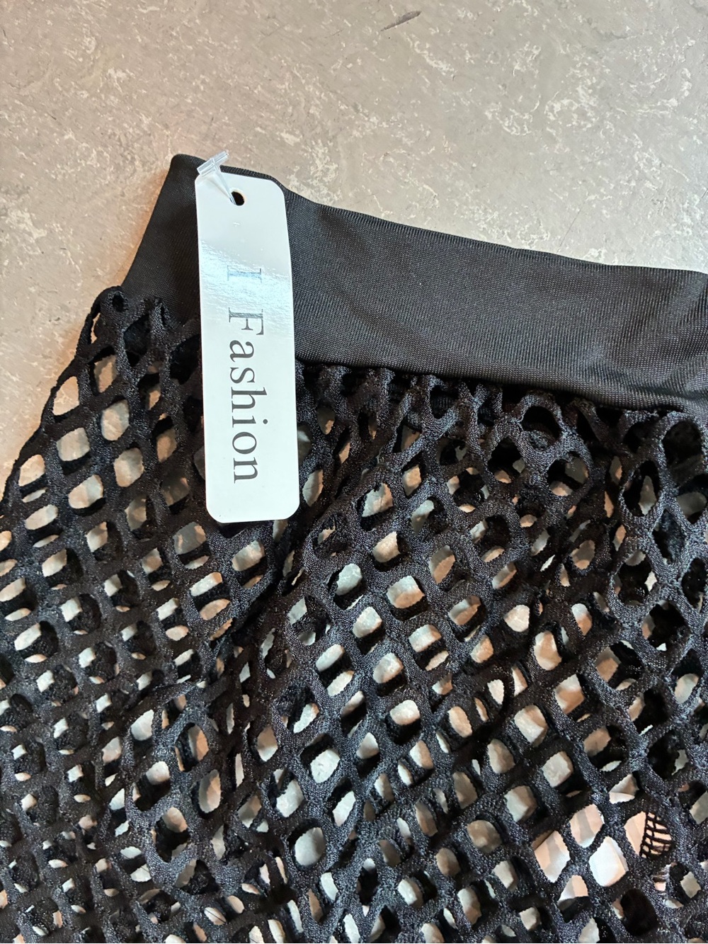 IFashion Black Netted Sheer Beach Pants - Picture 9 of 9